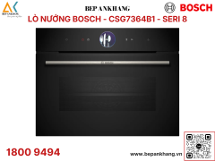 Lò nướng kèm hấp âm tủ Bosch CSG7364B1 45L Series 8 - Made in Germany